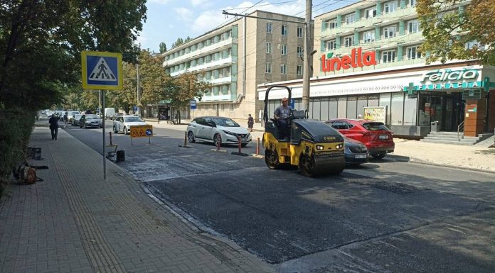 Strada Sarmizegetusa, reabilitată pe tronsonul dintre bd. Cuza-Vodă și str. Burebista