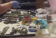 Arme, muniții și droguri, depistate la Hâncești: patru bărbați sunt cercetați penal