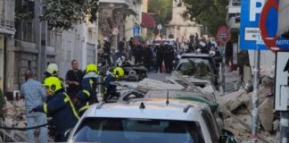 Explozie puternică în centrul Atenei: O clădire s-a prăbușit, trei persoane au fost rănite