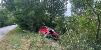 Accident mortal la Ocnița: Un bărbat de 37 de ani a murit după ce mașina s-a răsturnat