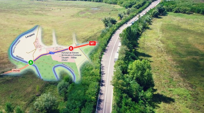 Drum mai larg și infrastructură nouă în zona Vămii Leușeni: a fost relansată licitația