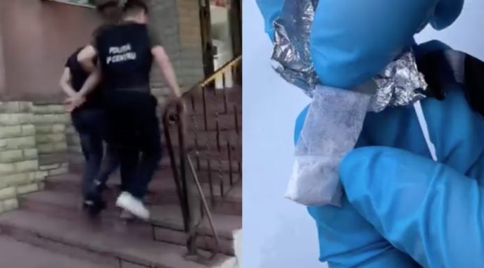 Distribuia droguri prin Telegram și le ascundea în mai multe locuri din Chișinău. Un tânăr de 29 de ani a fost reținut