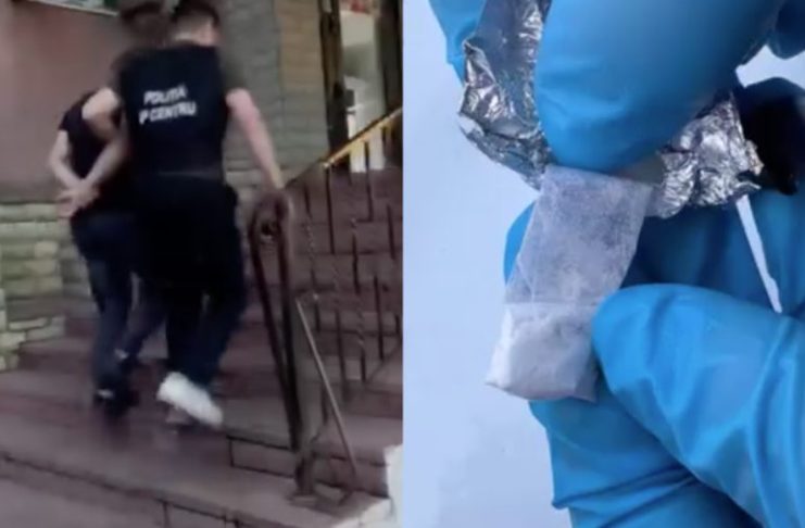 Distribuia droguri prin Telegram și le ascundea în mai multe locuri din Chișinău. Un tânăr de 29 de ani a fost reținut