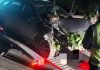 Accident în raionul Glodeni: un șofer a ajuns cu mașina într-un pilon. Ce s-a întâmplat după impact