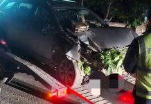 Accident în raionul Glodeni: un șofer a ajuns cu mașina într-un pilon. Ce s-a întâmplat după impact
