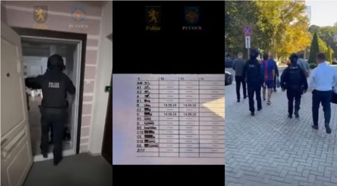 Afacere cu permise false la Chișinău: un bărbat de 50 de ani, după gratii