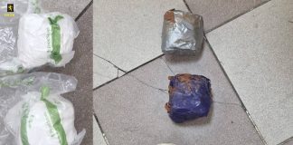 Cocaină în valoare de 1,6 milioane de lei, ridicată în capitală. Drogurile ar fi fost aduse din Spania