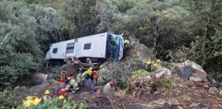 Intervenție de amploare în Spania, după ce un autocar s-a prăbușit de la peste 20 de metri